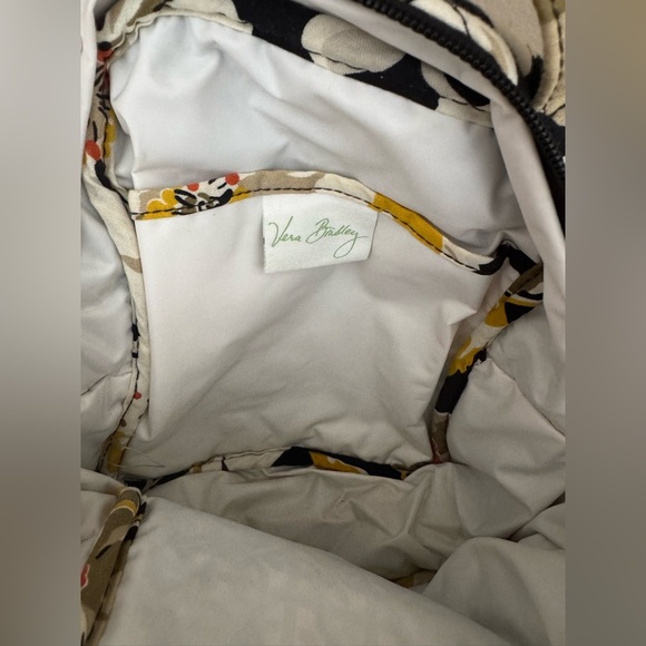 Vera Bradley Black and Yellow Dogwood Pattern Lunch Box - Picture 7 of 8